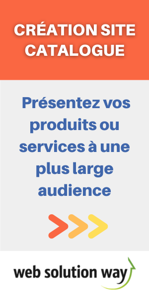 Création de site catalogue